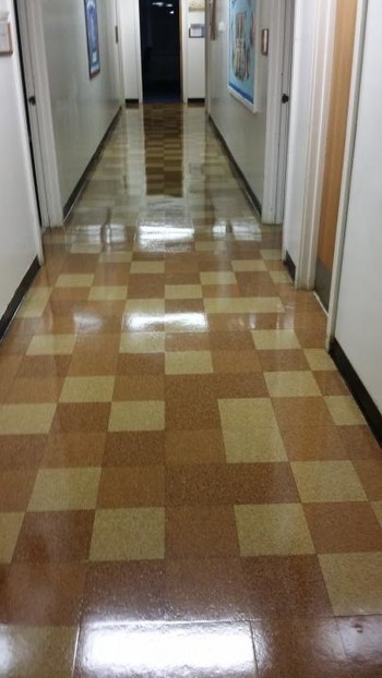 Before and After Floor Cleaning in Greensboro, NC