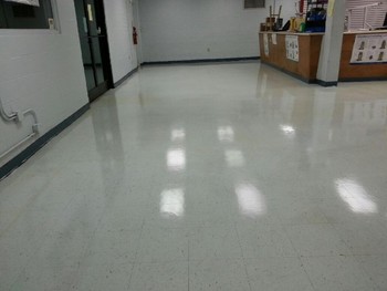 After Floor Stipping and Waxing in Stokesdale, NC