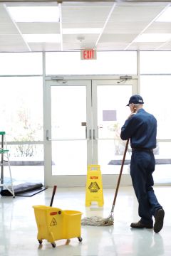 Floor cleaning by Superior Janitorial Service, LLC