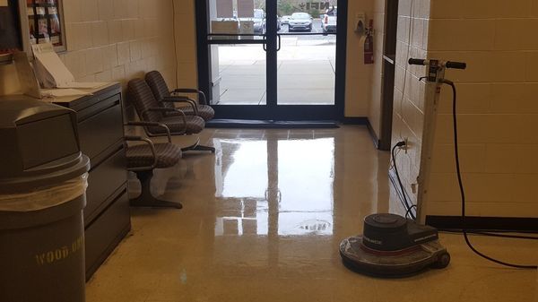 "Celebrating 20 Years of Servicing The Triad"
Commercial Floor Stripping and Waxing in Greensboro (1)