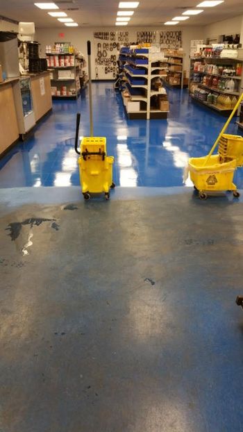Stripping and Waxing VCT Floors in Winston-Salem, NC