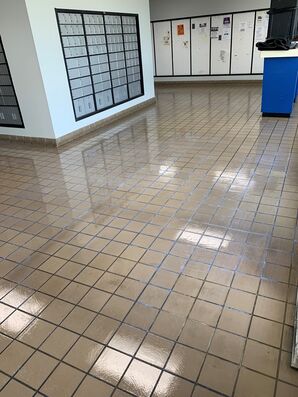 Post Office Lobby Floor Cleaning and Polishing in Greensboro, NC (3)