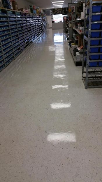 Floor Stripping and Waxing at a Retail Store in Greensboro, NC