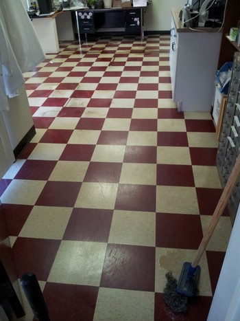 Before and After Floor Cleaning in Greensboro, NC